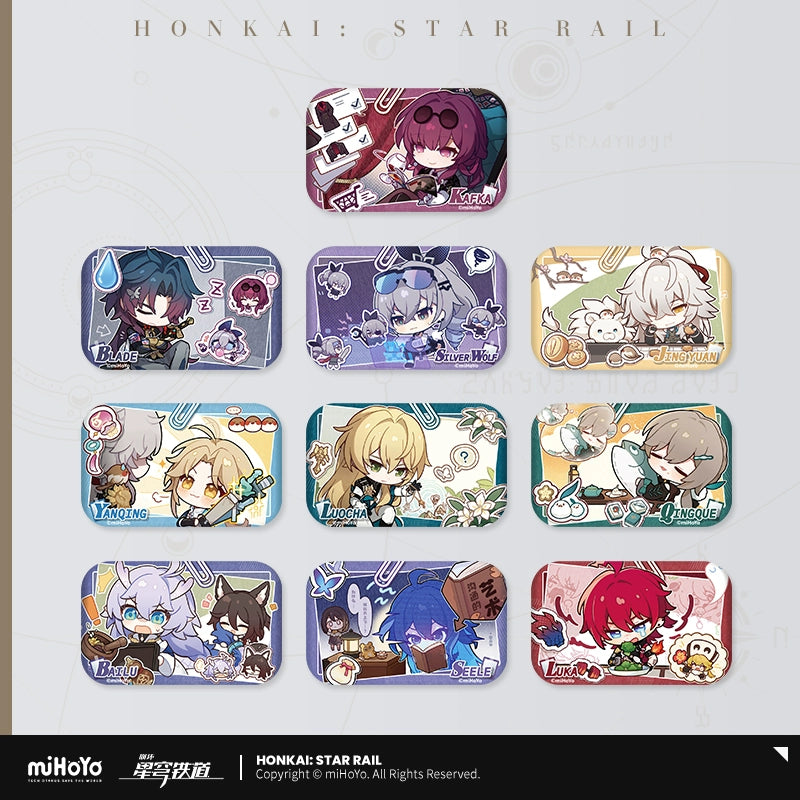 Honkai: Star Rail Pom-Pom Photo Album Series Tinplate Badge - Pardo's Shop