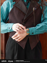 Honkai: Star Rail Aventurine Theme Series Ring Set - Pardo's Shop