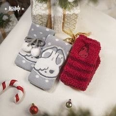 Genshin Impact House of The Hearth Winter Series Socks - Pardo's Shop