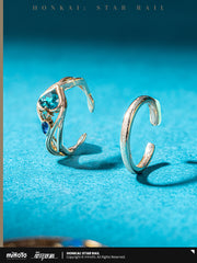 Honkai: Star Rail Aventurine Theme Series Ring Set - Pardo's Shop