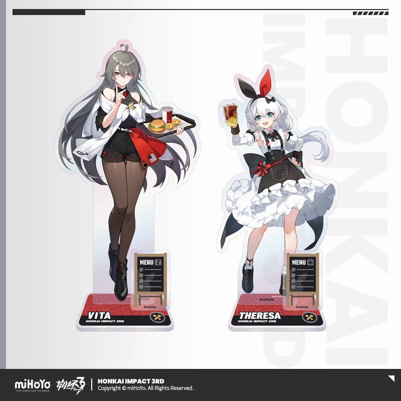Honkai Impact 3rd Waitress Theme Acrylic Stand - Pardo's Shop