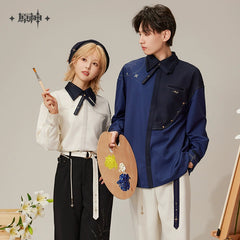 Genshin Impact Albedo Theme Series Casual Shirt - Pardo's Shop