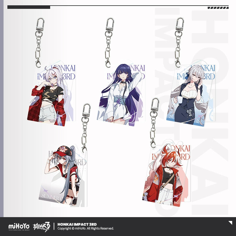 Honkai Impact 3rd Summer Cruise Acrylic Pendant - Pardo's Shop