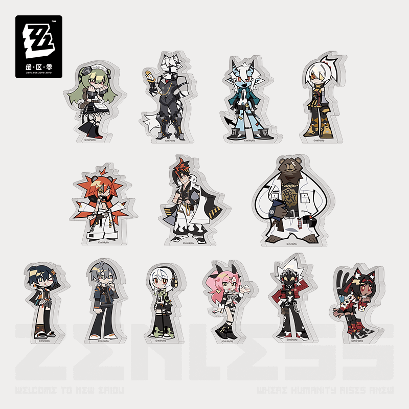 Zenless Zone Zero Charter Chibi Version Mini Stand Series - Pardo's Shop