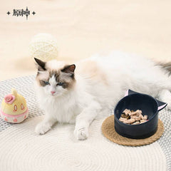 Genshin Impact Fairytale Cat Home Series Ceramic Pet Bowl - Pardo's Shop