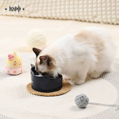 Genshin Impact Fairytale Cat Home Series Ceramic Pet Bowl - Pardo's Shop