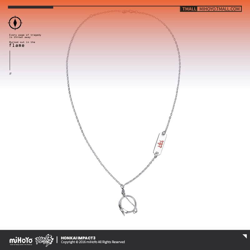 Honkai Impact 3rd Kiana Herrscher Of Flamescion Theme Necklace and Ring Set - Pardo's Shop