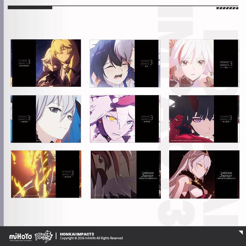 Honkai Impact 3rd Animated Short Film CG Postcard Set - Pardo's Shop
