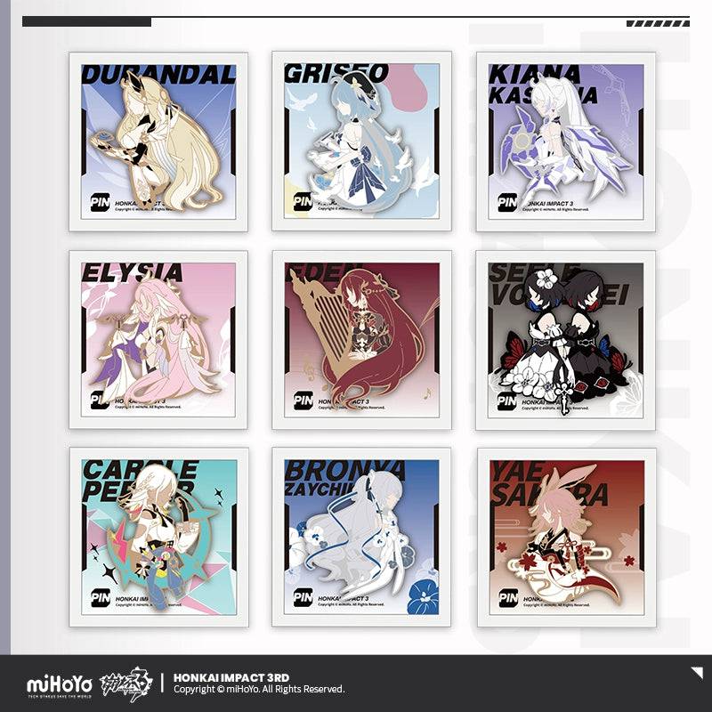 Honkai Impact 3rd Valkyrie Character Theme Metal Badge - Pardo's Shop