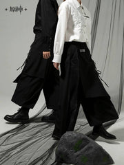 Genshin Impact Xiao Theme Series Wide Pants - Pardo's Shop