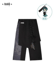 Genshin Impact Xiao Theme Series Wide Pants - Pardo's Shop