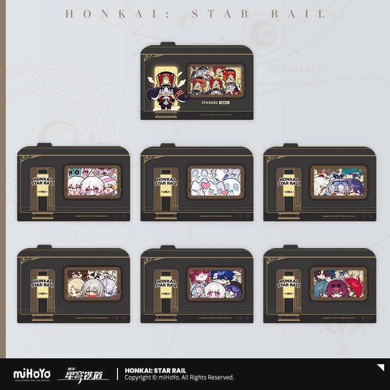 Honkai: Star Rail Pom-Pom Exhibition Hall Series Q Sticker Pack - Pardo's Shop