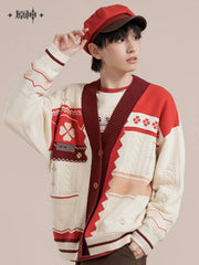 Genshin Impact Klee-Themed Series Knitted Cardigan - Pardo's Shop