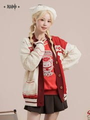 Genshin Impact Klee-Themed Series Knitted Cardigan - Pardo's Shop