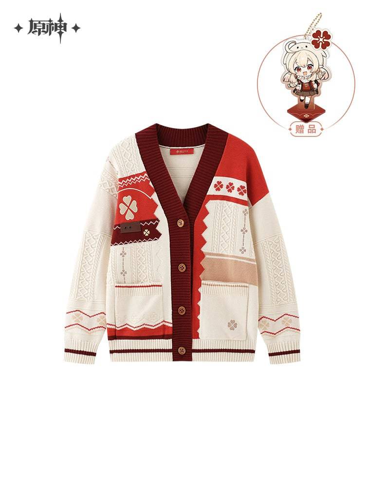 Genshin Impact Klee-Themed Series Knitted Cardigan - Pardo's Shop