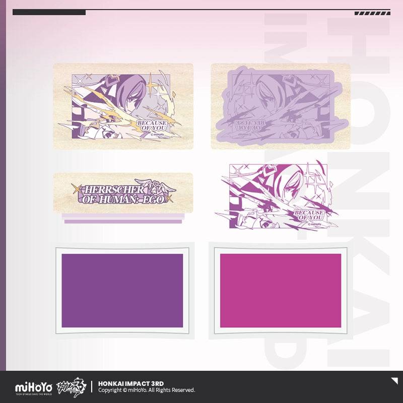 Honkai Impact 3rd Elysia Herrscher Of Human: Ego Because of You Theme Stamp - Pardo's Shop