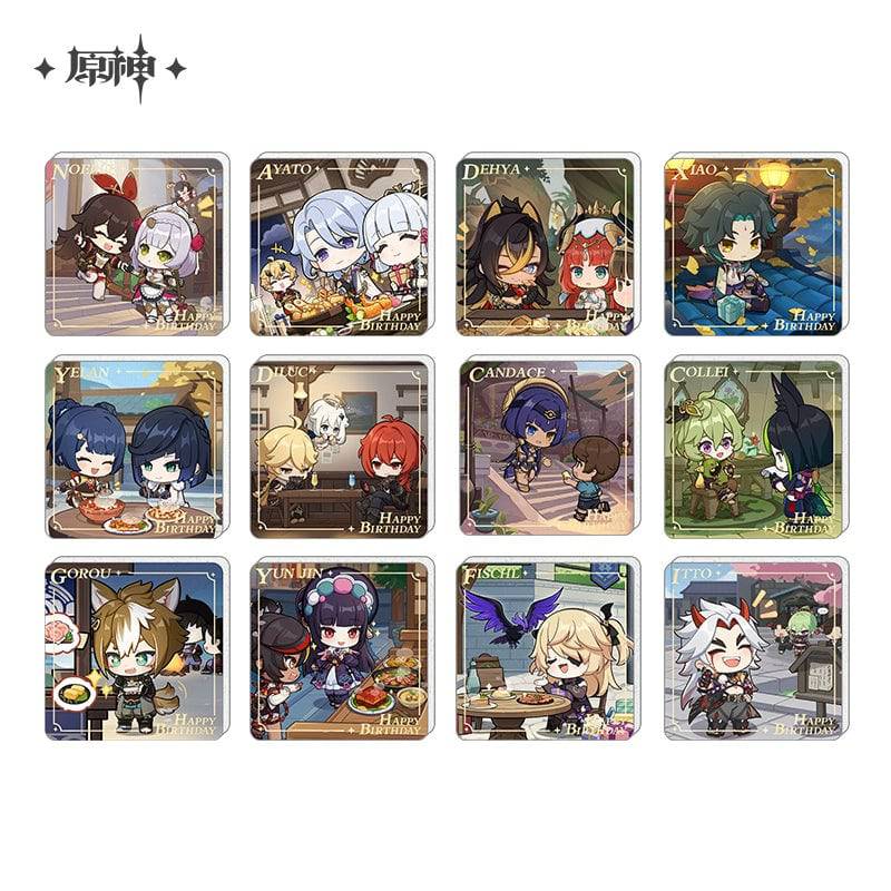 Genshin Impact Happy Birthday Series - Pardo's Shop