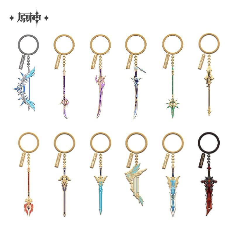 Genshin Impact Weapon Series Metal Pendant - Pardo's Shop