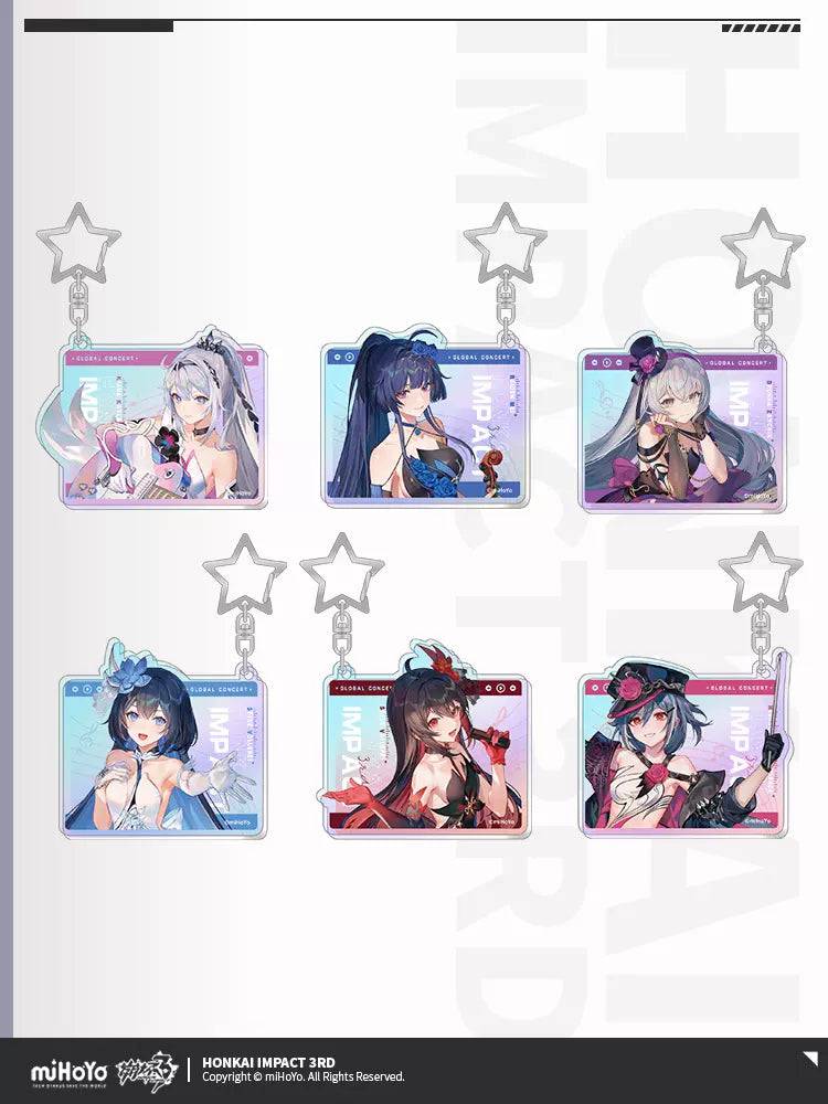Honkai Impact 3rd Concert 2023: Forest Capriccio Character Keychain - Pardo's Shop