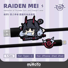 Honkai Impact 3rd Raiden Mei Charging Cable - Pardo's Shop