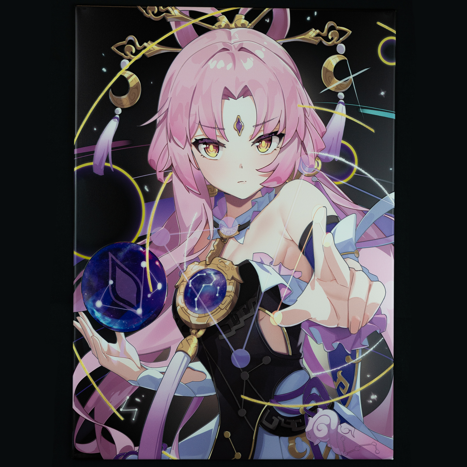 Honkai: Star Rail Fu Xuan Anime Metal Poster