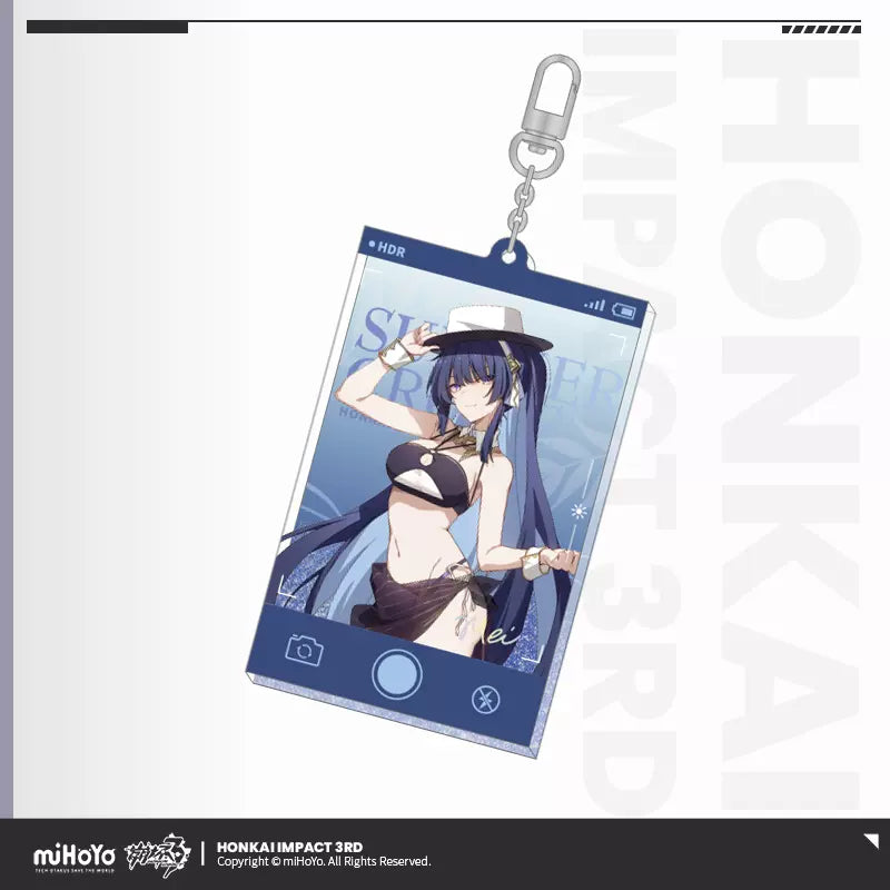 Honkai Impact 3rd Acrylic Quicksand Keychain Summer Series