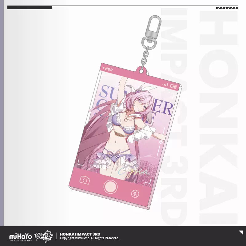 Honkai Impact 3rd Acrylic Quicksand Keychain Summer Series