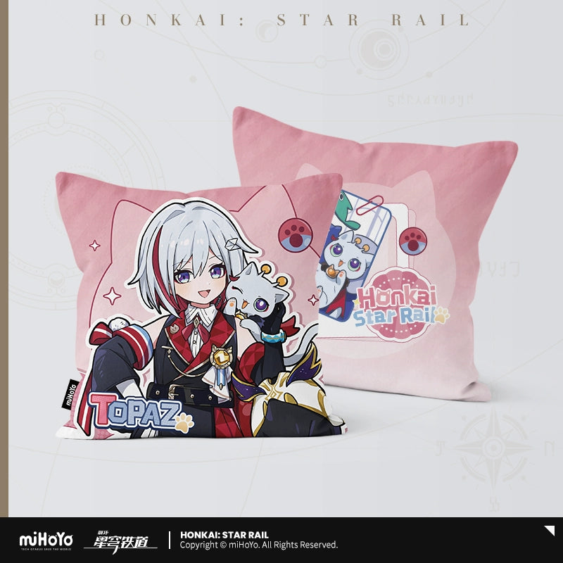 Honkai: Star Rail Chibi & Cat Pillow Case Series