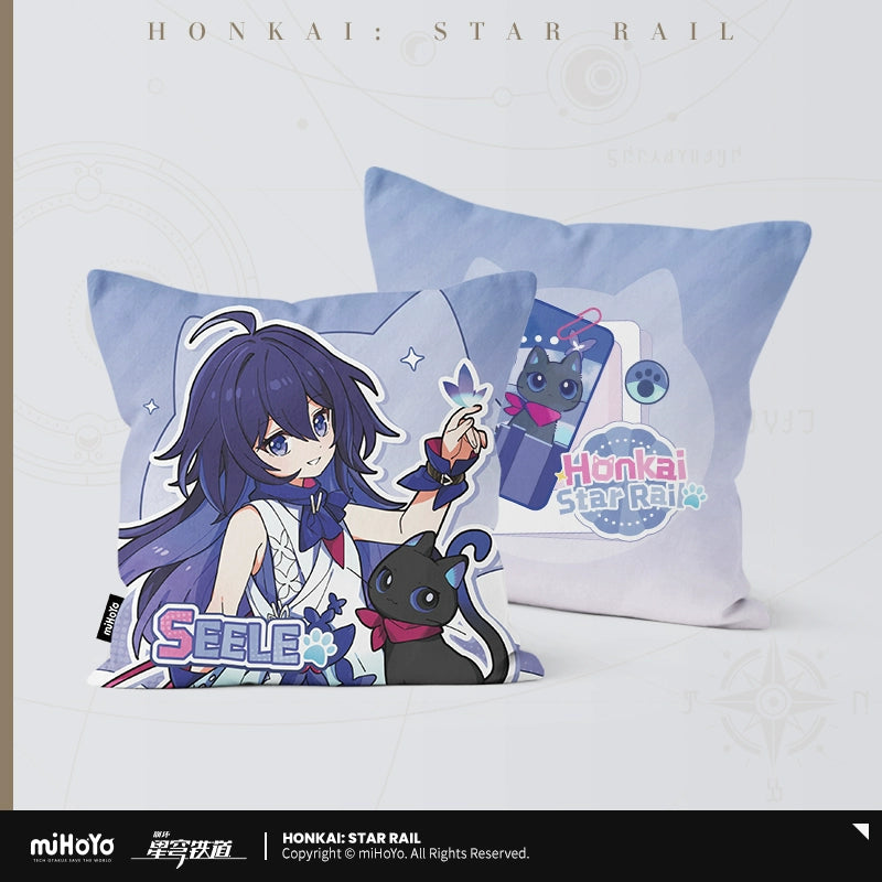 Honkai: Star Rail Chibi & Cat Pillow Case Series