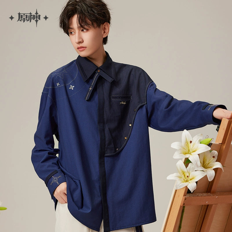 Genshin Impact Albedo Theme Series Casual Shirt
