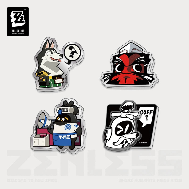 Zenless Zone Zero Fridge Magnet Set