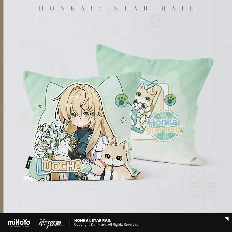 Honkai: Star Rail Chibi & Cat Pillow Case Series