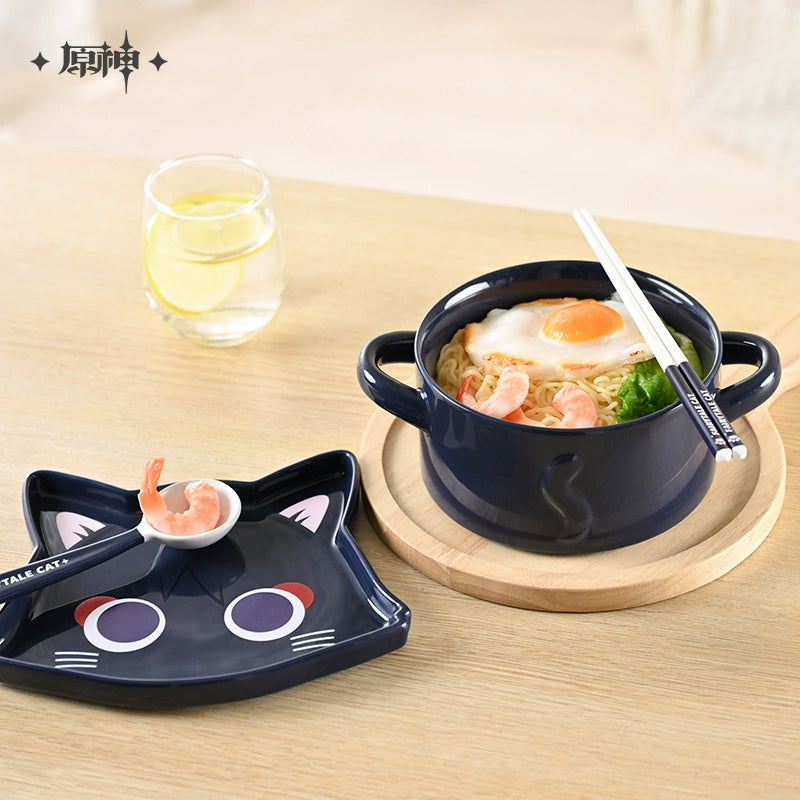 Genshin Impact Fairytale Cat Ceramic Tableware Set