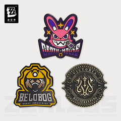 Zenless Zone Zero Faction Series Metal Badges