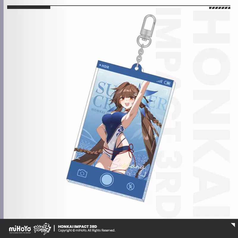 Honkai Impact 3rd Acrylic Quicksand Keychain Summer Series