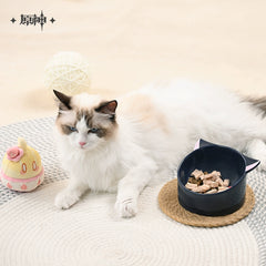 Genshin Impact Fairytale Cat Home Series Ceramic Pet Bowl