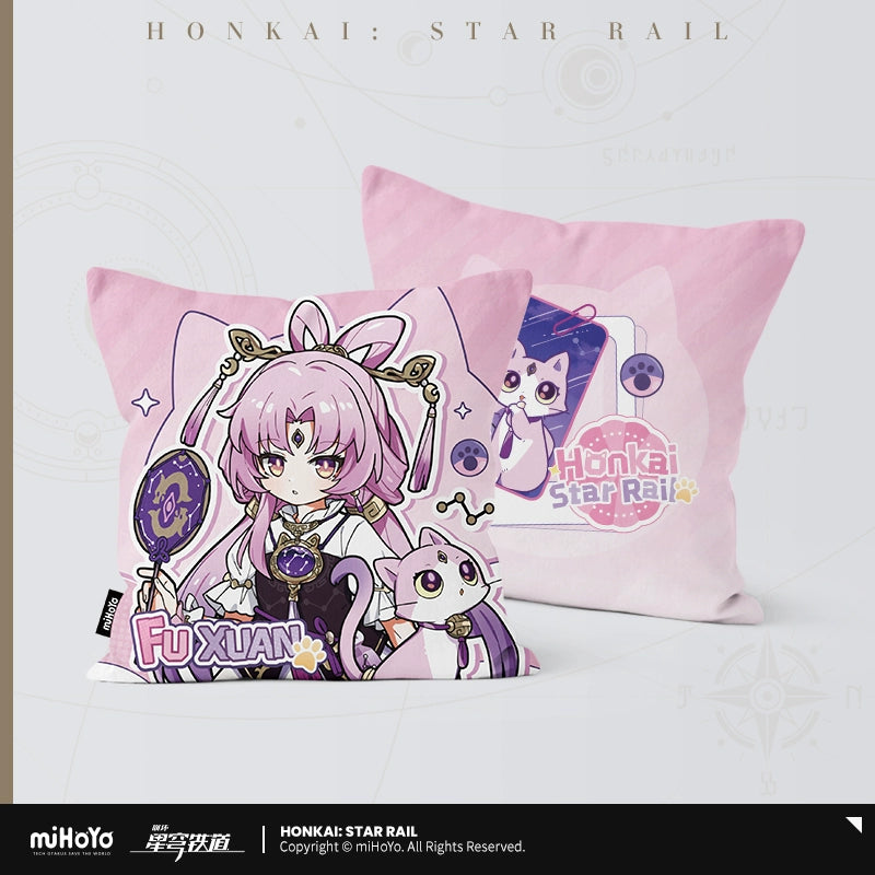 Honkai: Star Rail Chibi & Cat Pillow Case Series