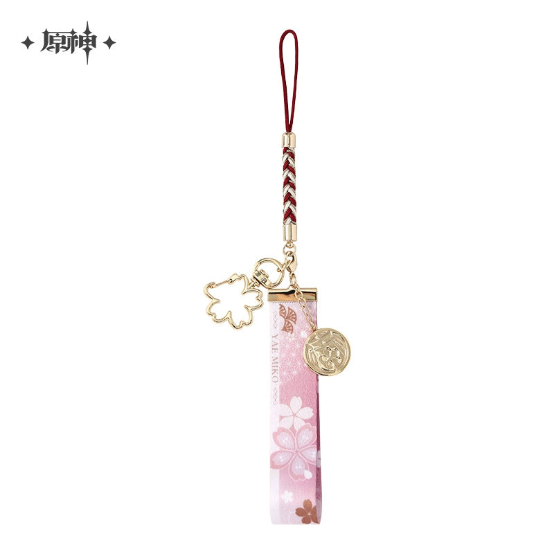 Genshin Impact Yae Miko Theme Series Metal Bookmark Keychain