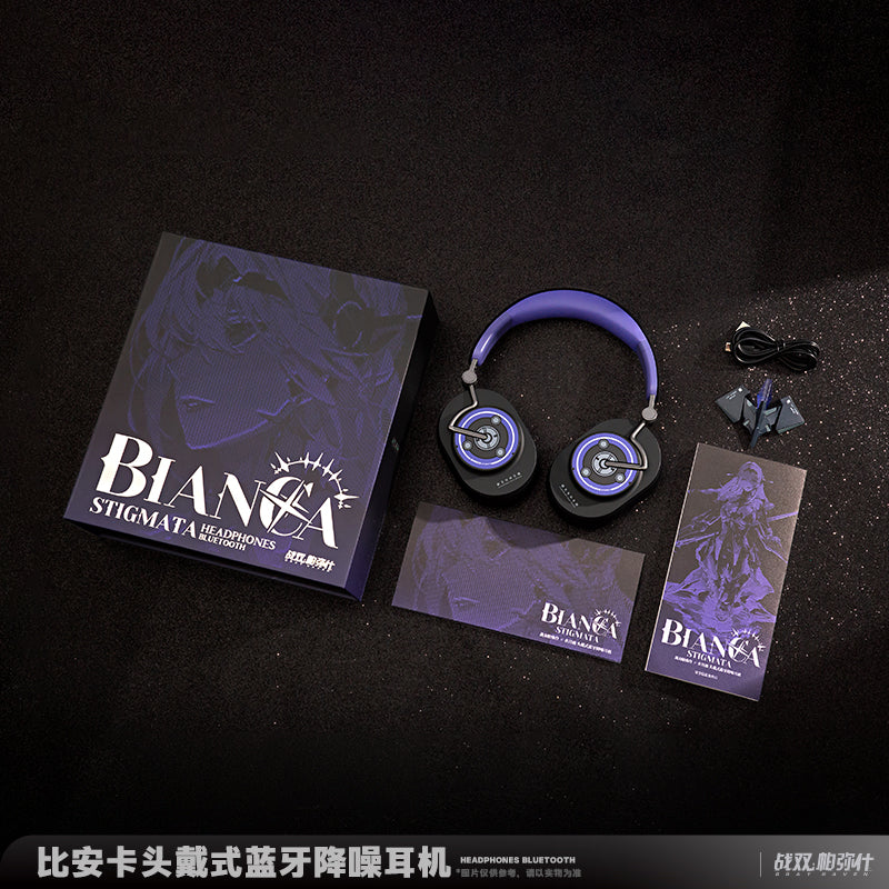 Punishing: Gray Raven Over-Ear Bluetooth Headphones Bianca Theme