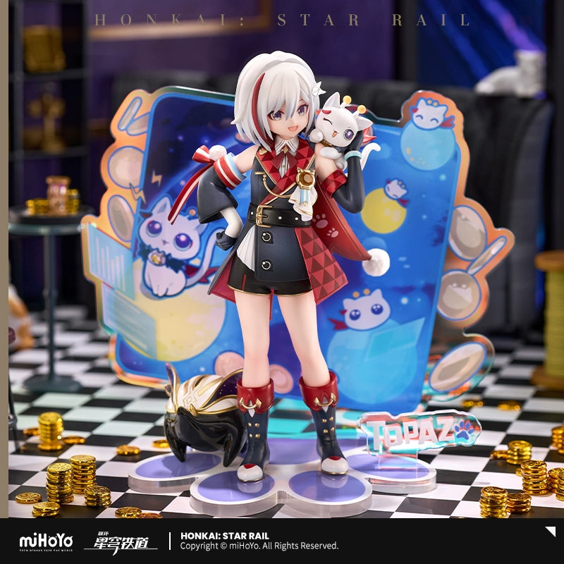 Honkai: Star Rail Chibineko Series Figure Topaz & Numby Ver.