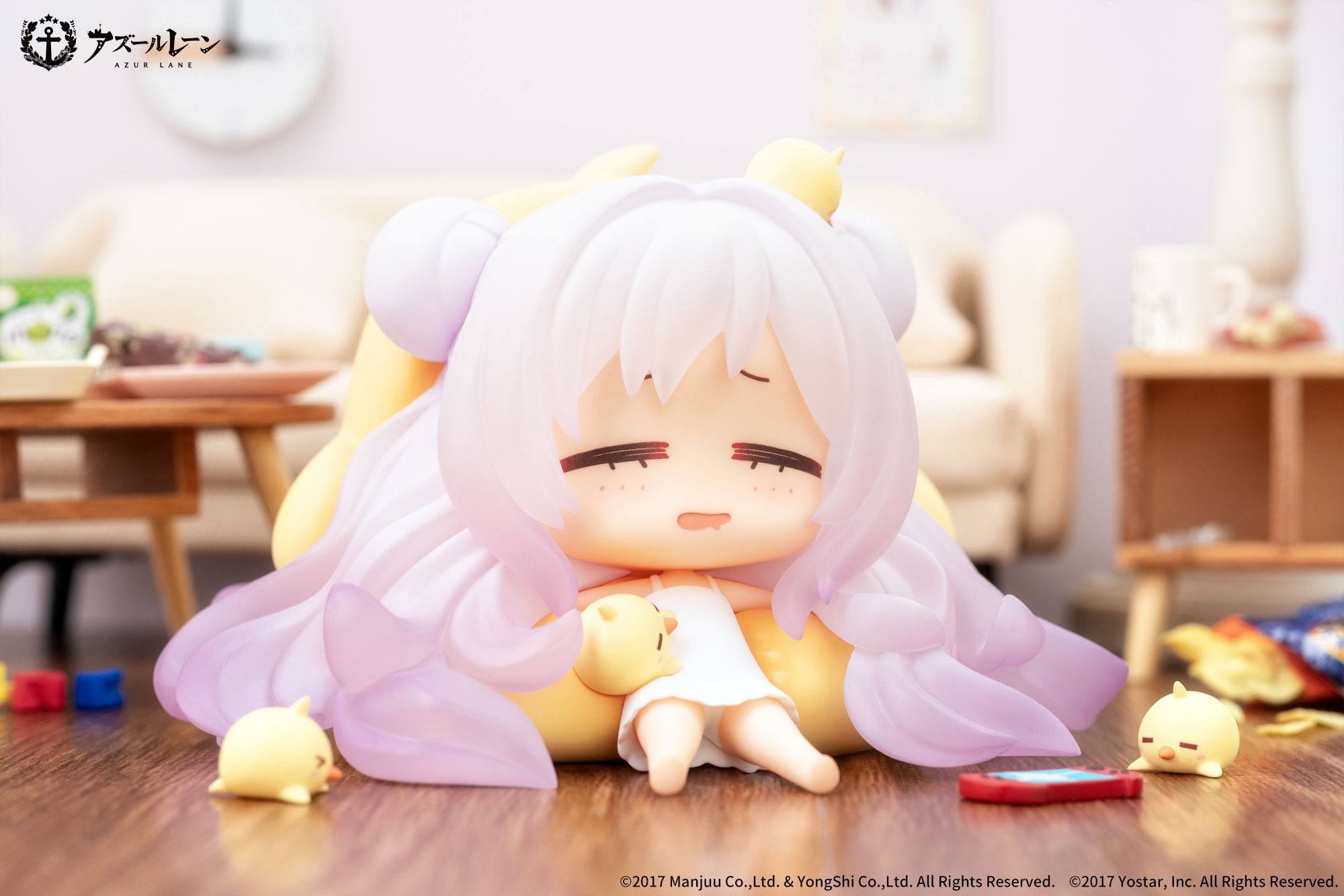 Azur Lane PVC Statue Deformed JUUs Time Chibi Chara Series Le Malin 6 cm