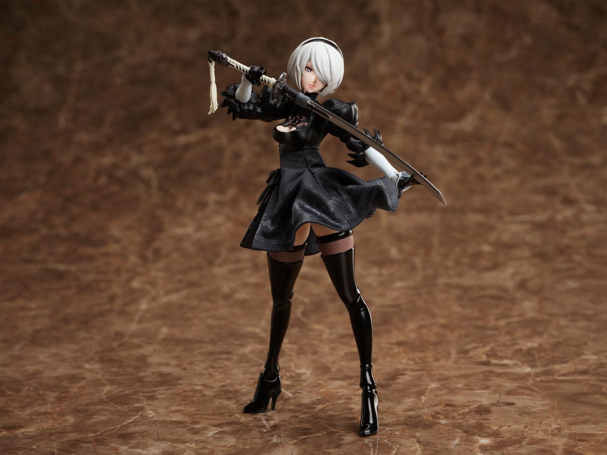 NieR: Automata Ver1.1a BUZZmod Actionfigur 1/12 2B 14 cm