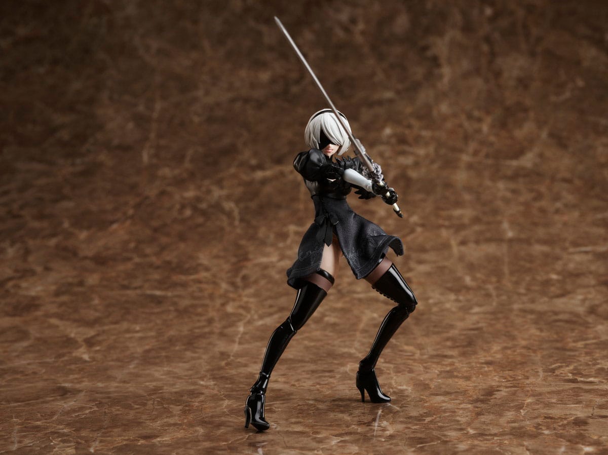 NieR: Automata Ver1.1a BUZZmod Actionfigur 1/12 2B 14 cm