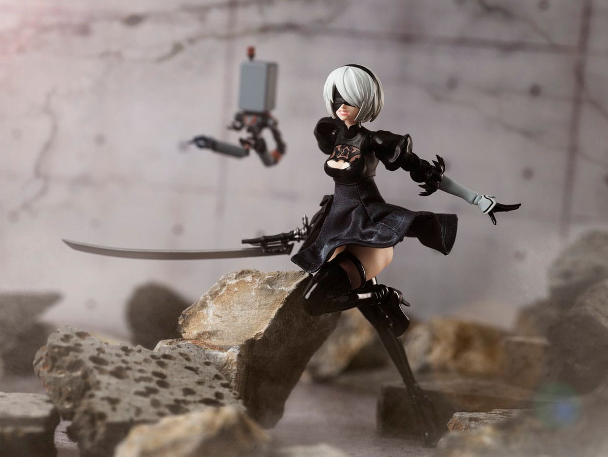 NieR: Automata Ver1.1a BUZZmod Actionfigur 1/12 2B 14 cm