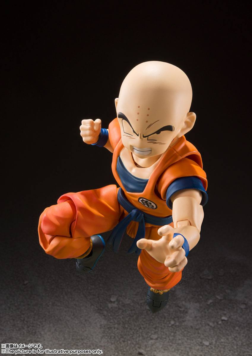 Dragon Ball Z S.H. Figuarts Actionfigure Krillin Earth's Strongest Man 12 cm