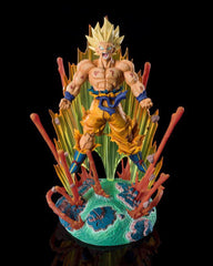 Dragon Ball Z FiguartsZERO PVC Statue (Extra Battle) Super Saiyan Son Goku -Are You Talking About Krillin?!!!!!- 27 cm Statuen Dragon Ball