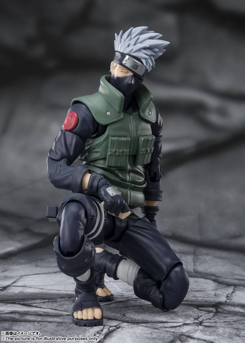 Naruto Shippuden S.H. Figuarts Actionfigur Kakashi Hatake -The famed Sharingan Hero- 16 cm