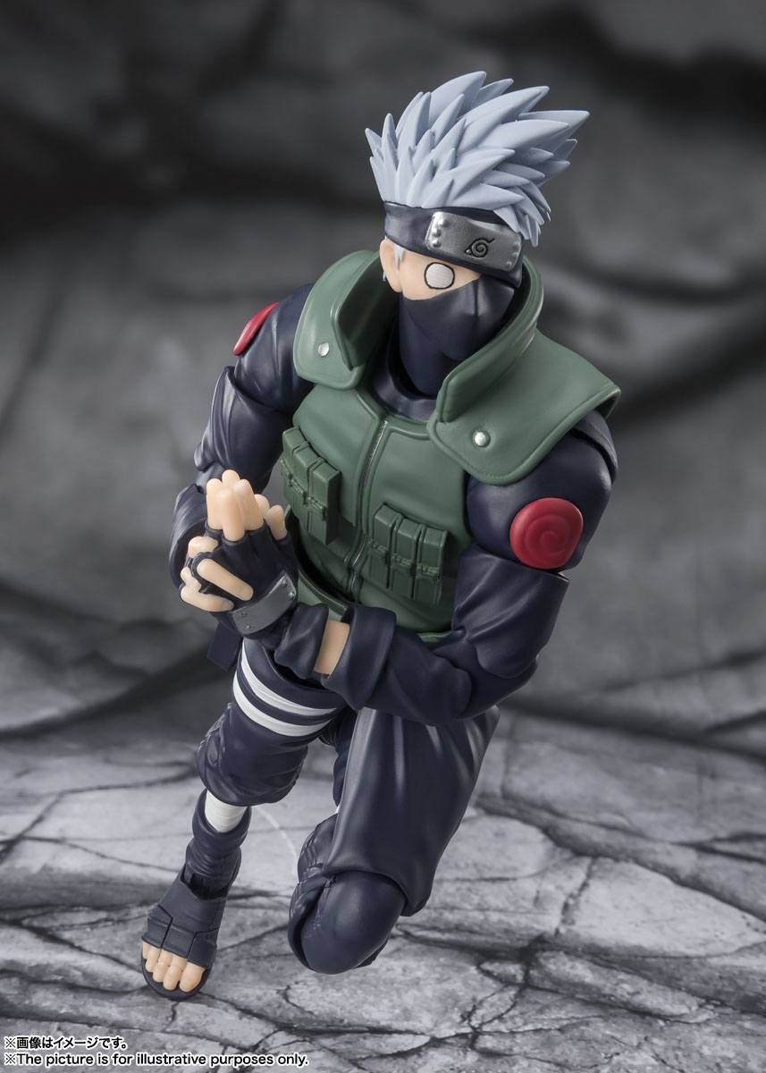 Naruto Shippuden S.H. Figuarts Actionfigur Kakashi Hatake -The famed Sharingan Hero- 16 cm