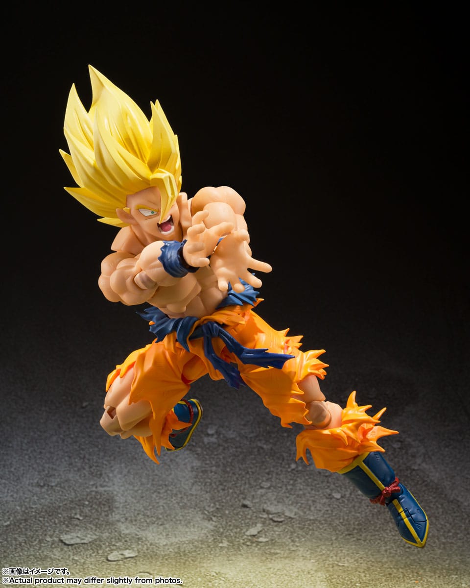 Dragon Ball Z S.H. Figuarts Actionfigur Super Saiyan Son Goku - Legendary Super Saiyan - 14 cm