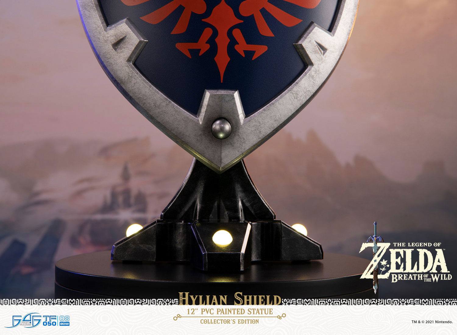 The Legend of Zelda Breath of the Wild PVC Statue Hylian Shield Collector's Edition 29 cm